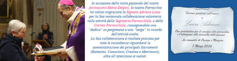 Arcivescovo Delpini e Luisa Adriano Arcivescovo Delpini e Luisa Adriano